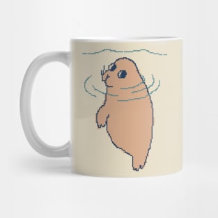 Cute Floating Seal Mug